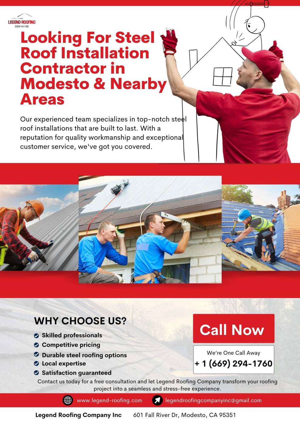 Looking for Steel Roof Installation Contractor in Modesto & Nearby Are,California,Services,Free Classifieds,Post Free Ads,77traders.com